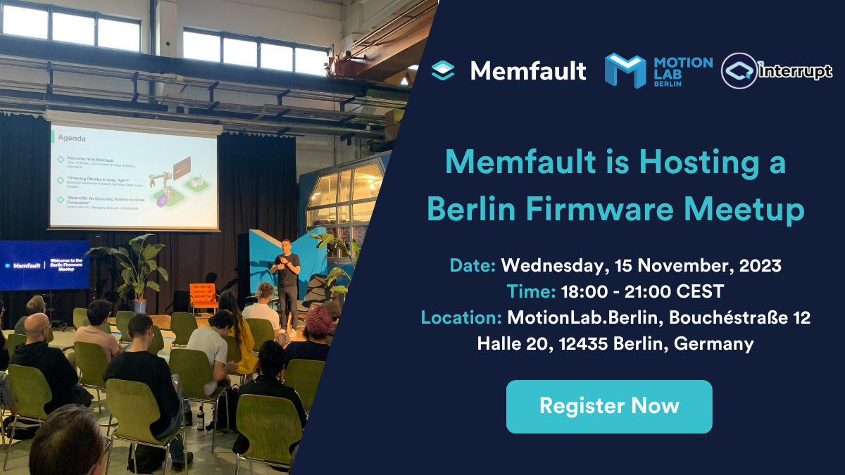 Berlin Firmware Meetup Q42023